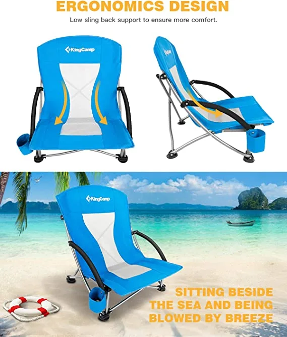 KingCamp Low Sling Beach Chair-Best lightweight camping chair