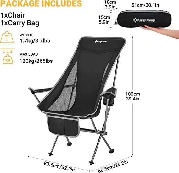 The KingKong Compact Camping Chair-Best Lightweight Camping Chair