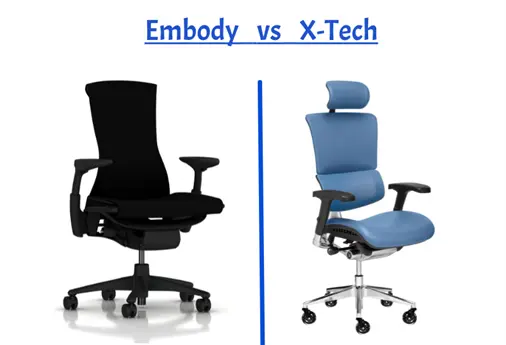 X Chair vs. Herman Miller- Herman Miller Embody vs X cHAIR x-tECH
